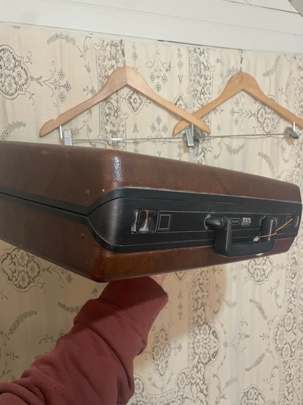 Samsonite: vintage brown Men's Hard Briefcase